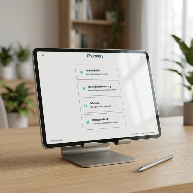 Pharmory App Tablet